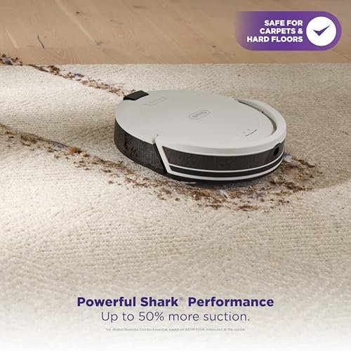 Robot Vacuum and Self-Empty Base with Bagless 60-Day Capacity, Grey F58544