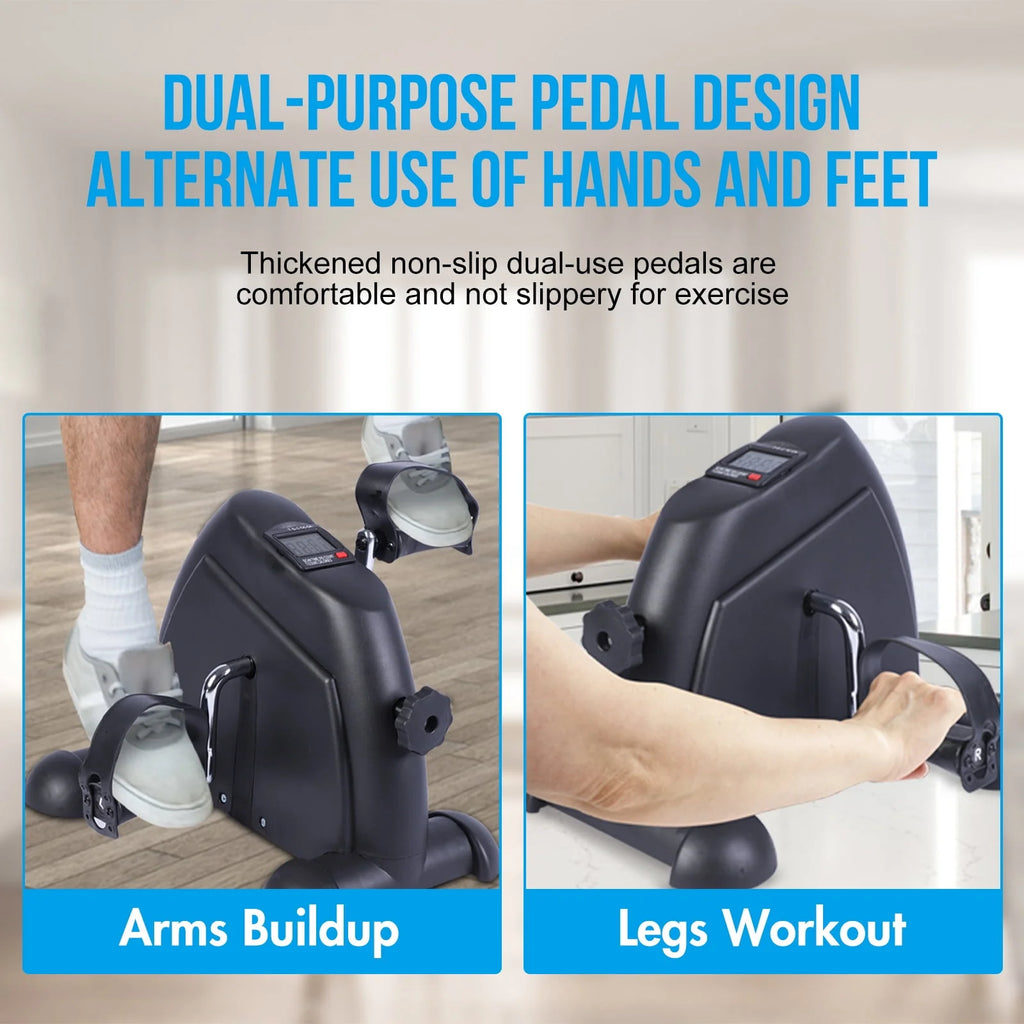 Desk Bike Pedal Exerciser with LCD Screen E9169