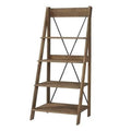 Solid Wood Ladder Bookcase W95124