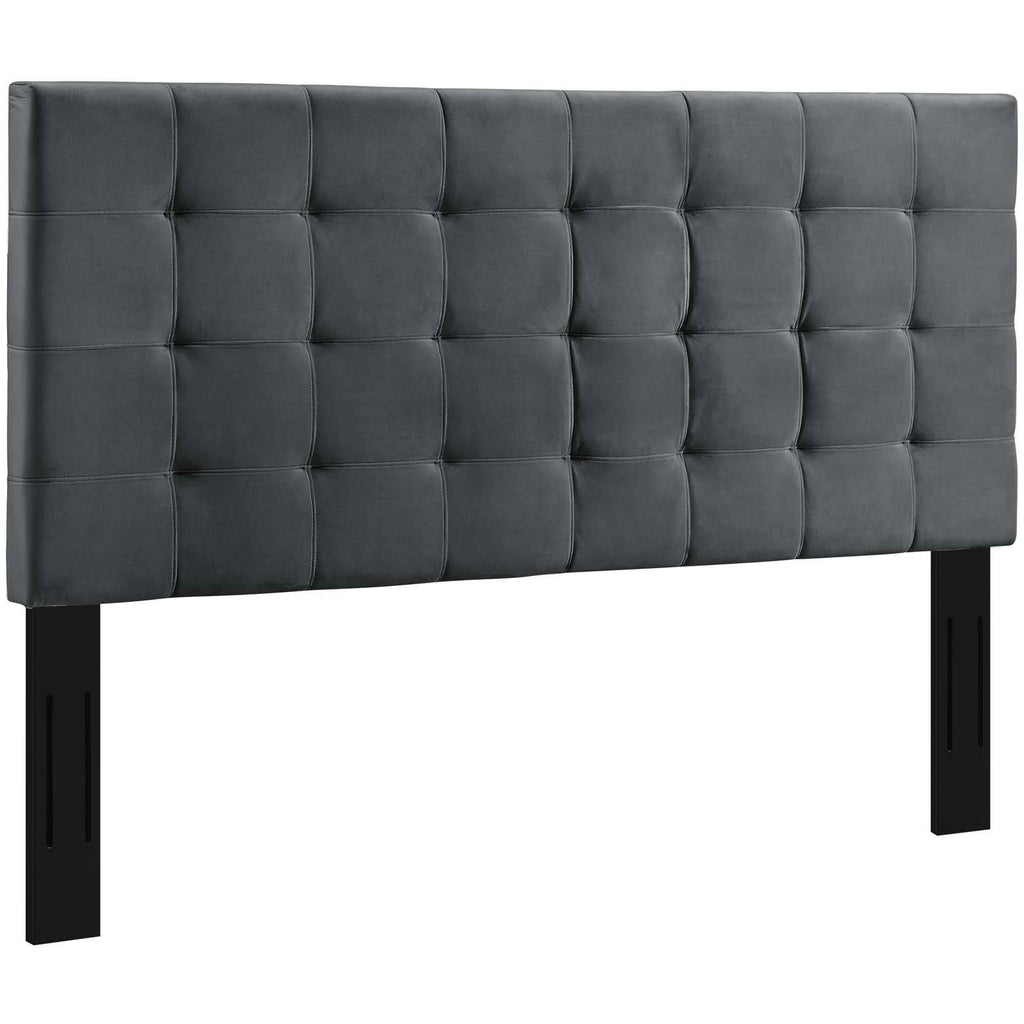 King and California King Upholstered Performance Velvet Headboard F431387