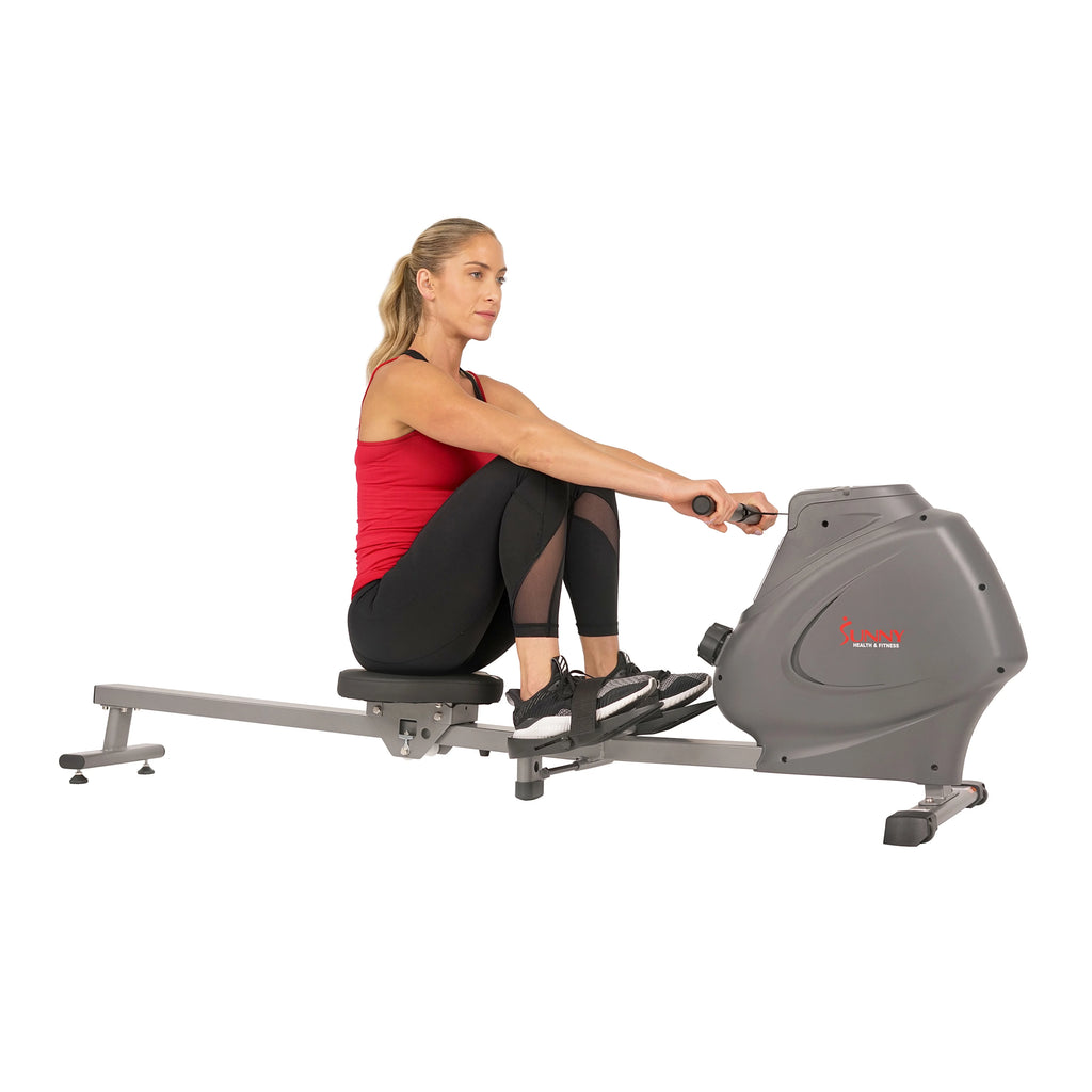 Magnetic Rowing Machine with LCD Monitor U95357