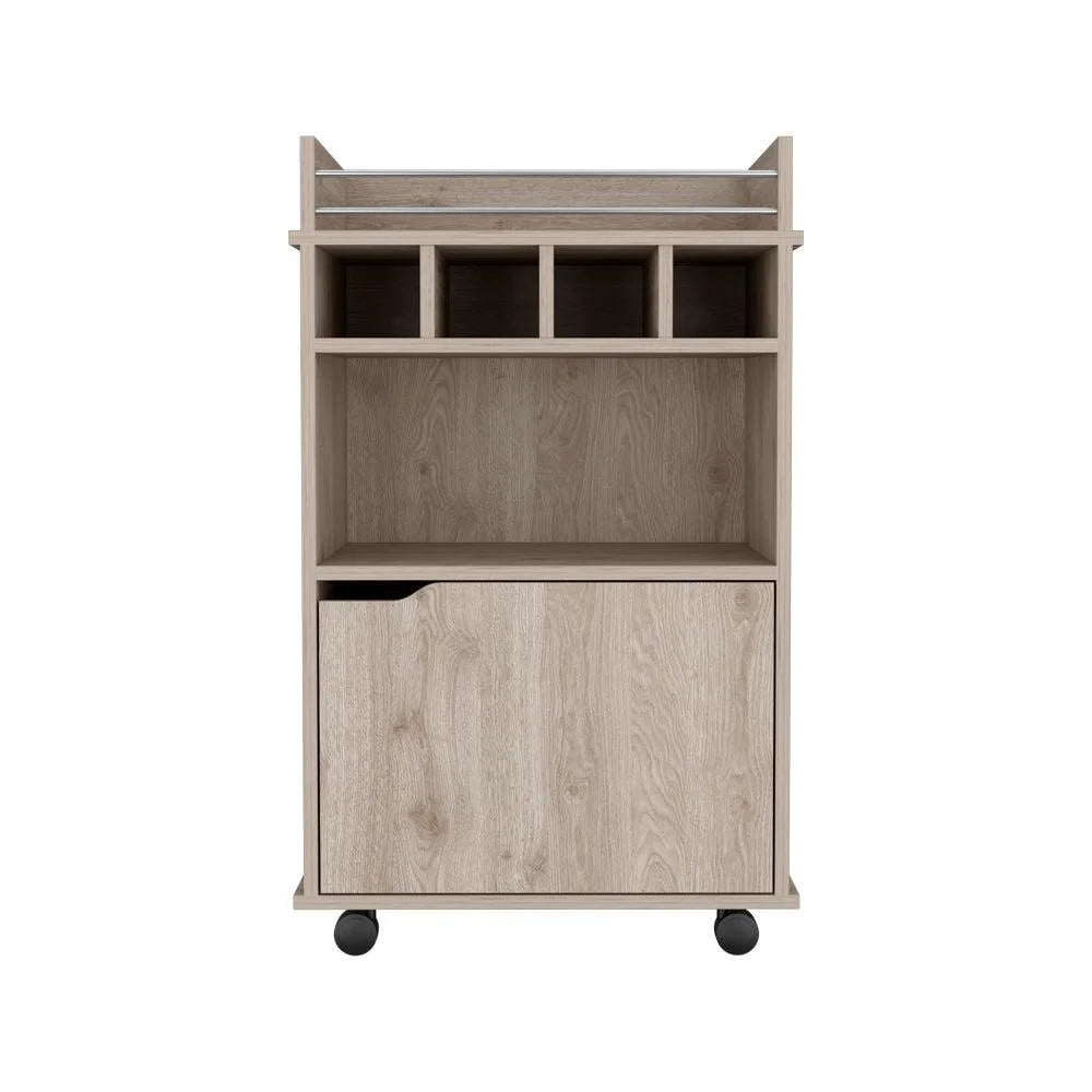 Light Pine Bar Cart F7476