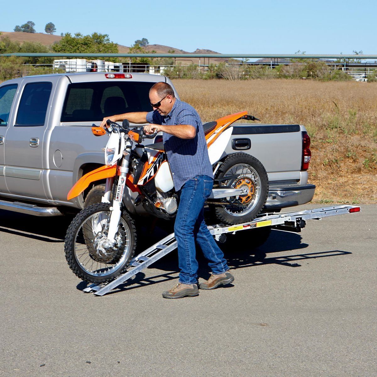 400 lb. Capacity Aluminum Motorcycle Carrier A816