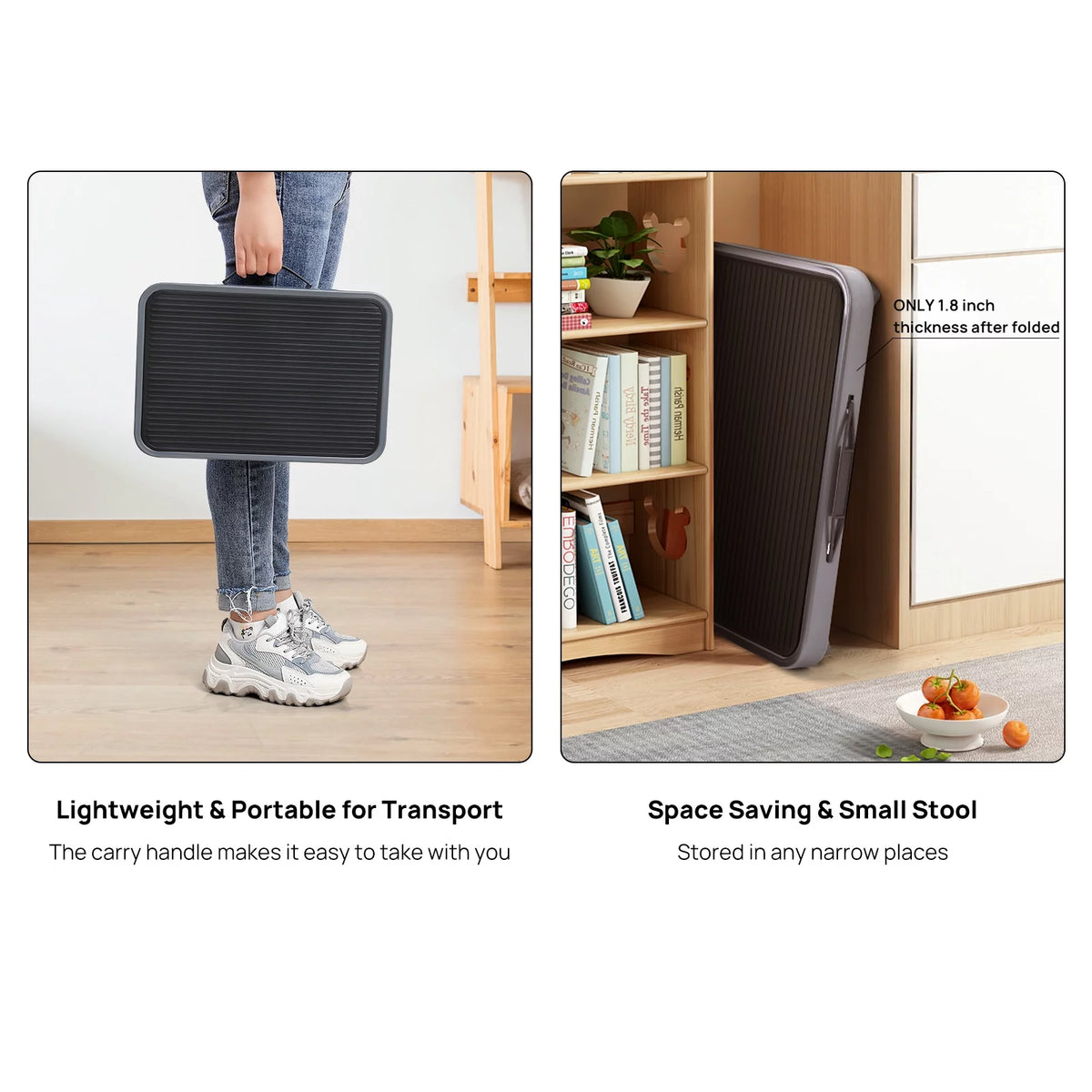 Lightweight Folding Steel Step Stool 330-Pound Capacity W79476