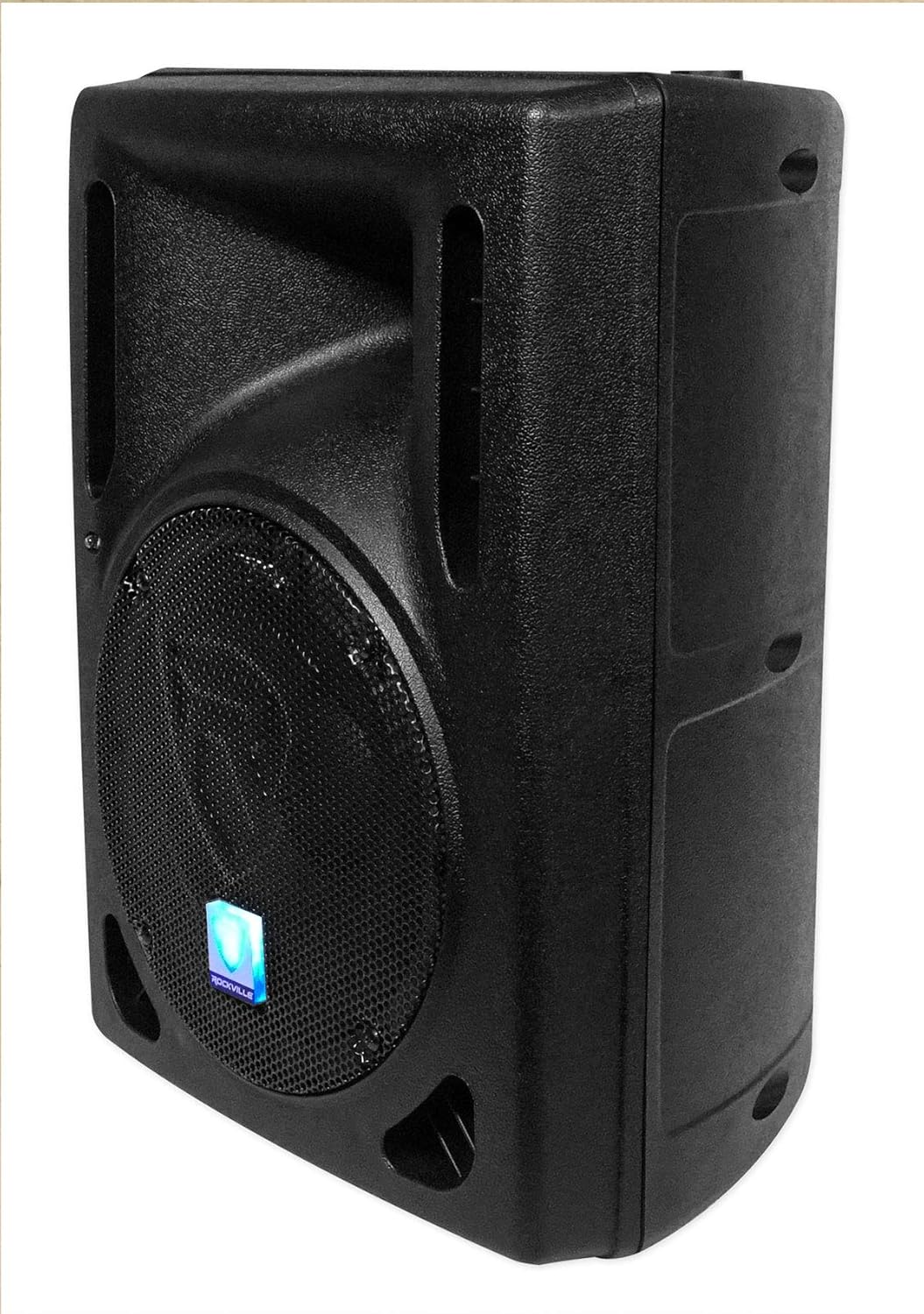 8 Powered DJ Speakers with Stands and Cables N197923