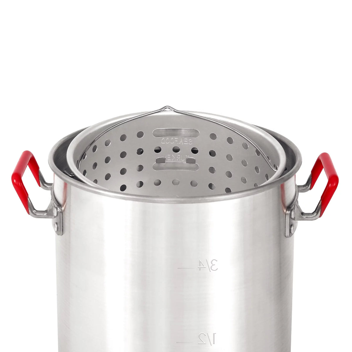 30 Qt. Turkey and 10 Qt. Fish Fryer Boiler Steamer Kit with Marinade Injector G9408