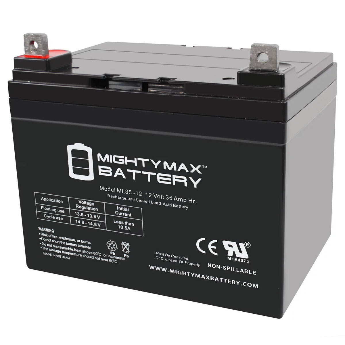 12V 35AH SLA Replacement Battery N250