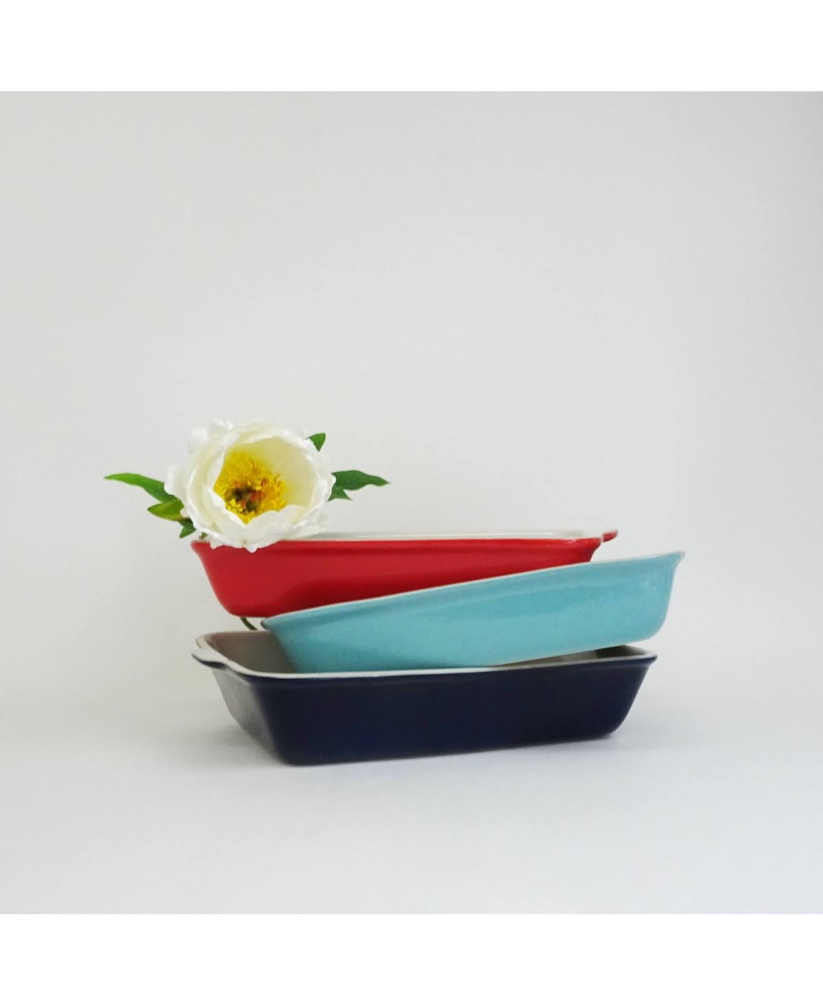 3-Piece White Baking Dish Set J596878