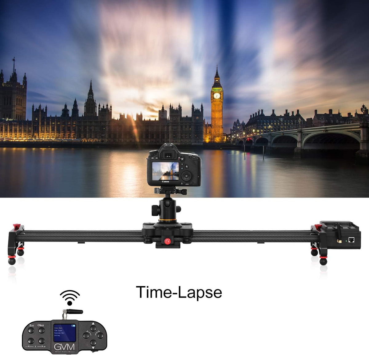 Wireless Carbon Fiber Motor Camera Slider N15094