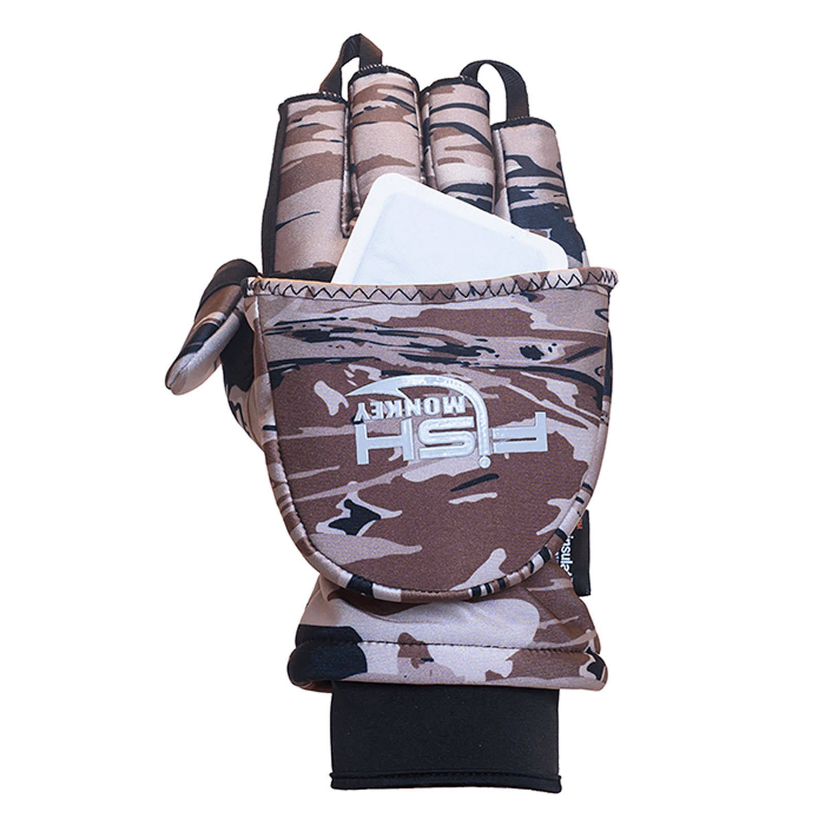 Insulated Camo Fishing Gloves N947