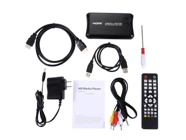 1080p Full HD Aluminum Shell Media Player with Remote Control & HDMI Interface D115926