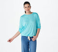 Knit Drawstring Top Z464