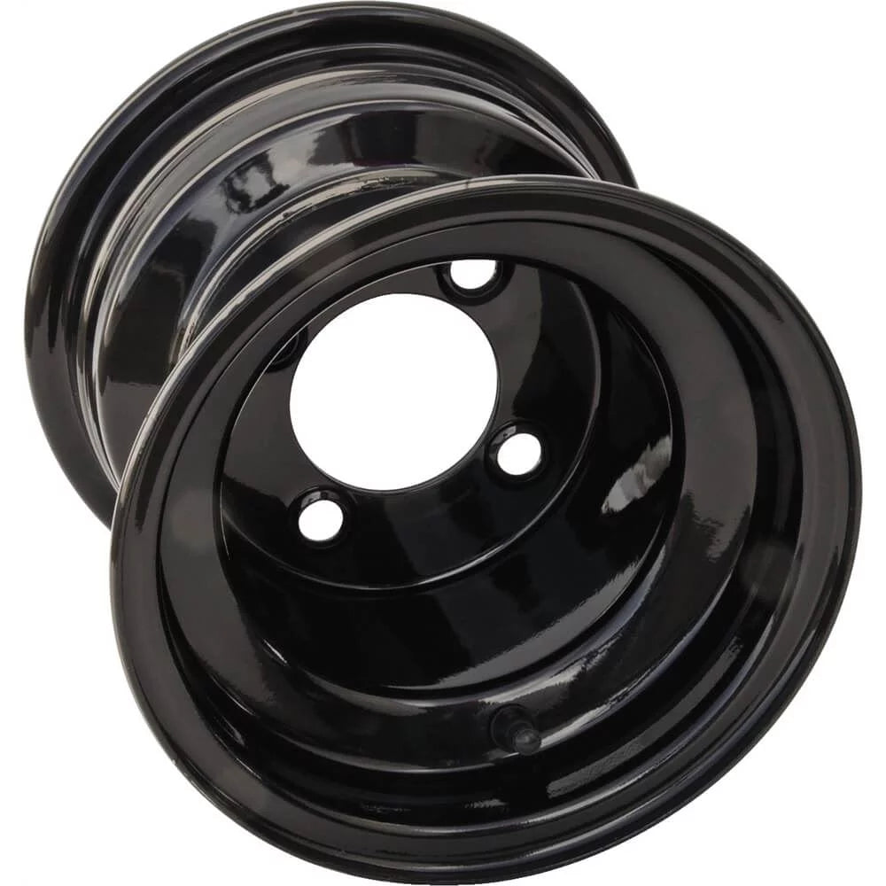 Black 8x7 4/4 2.5+4.5 Steel Wheel R875821