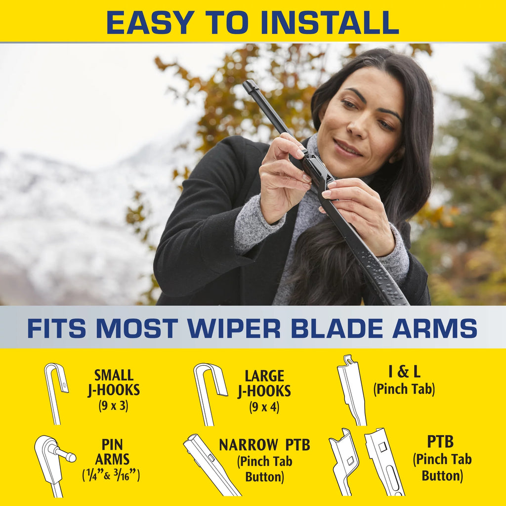 17 2-in-1 Windshield Wiper Blade Y4057