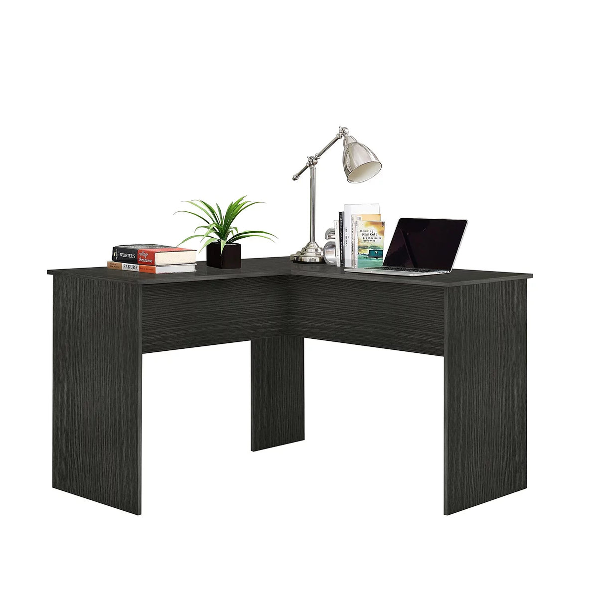 Gray Corner Computer Desk E366407