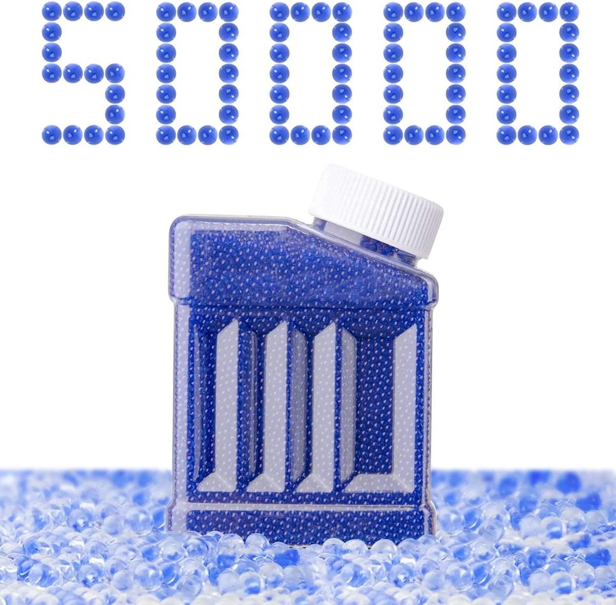 Gel Balls Blaster Ammo 7-8 mm 50K Pieces Colorful Water Beads C3576