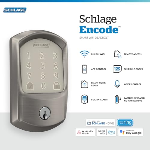 Aged Bronze Smart WiFi Deadbolt Lock F2280