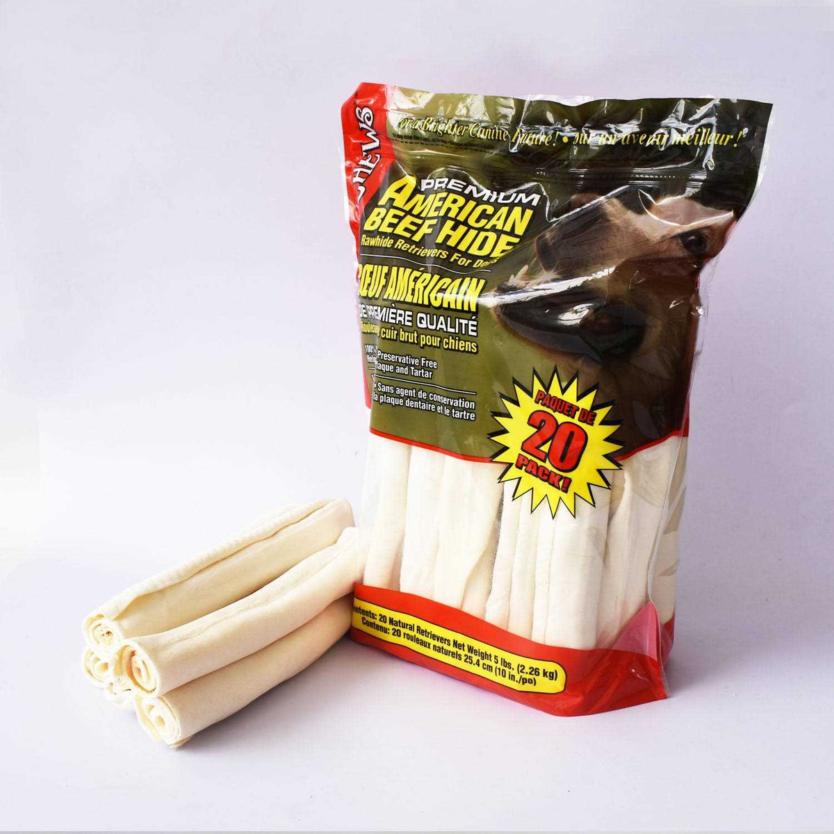 10-11 Dog Rawhide Chews H71445