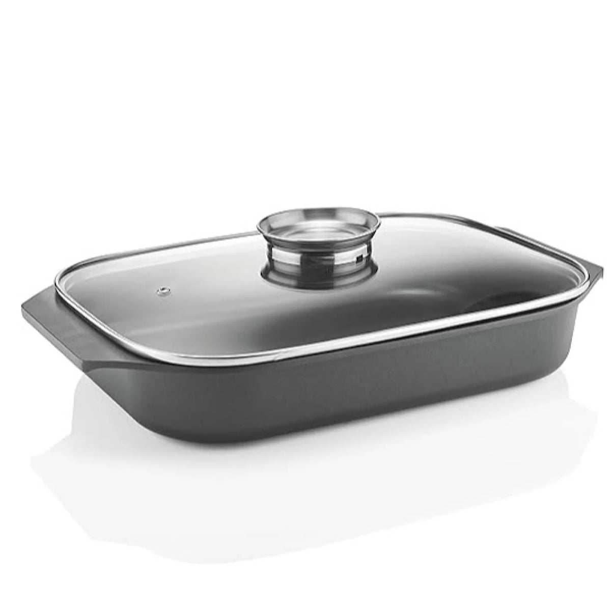 Shallow Roasting Pan with Lid Q918