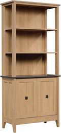 5 Shelf Dover Oak Finish Bookcase D611
