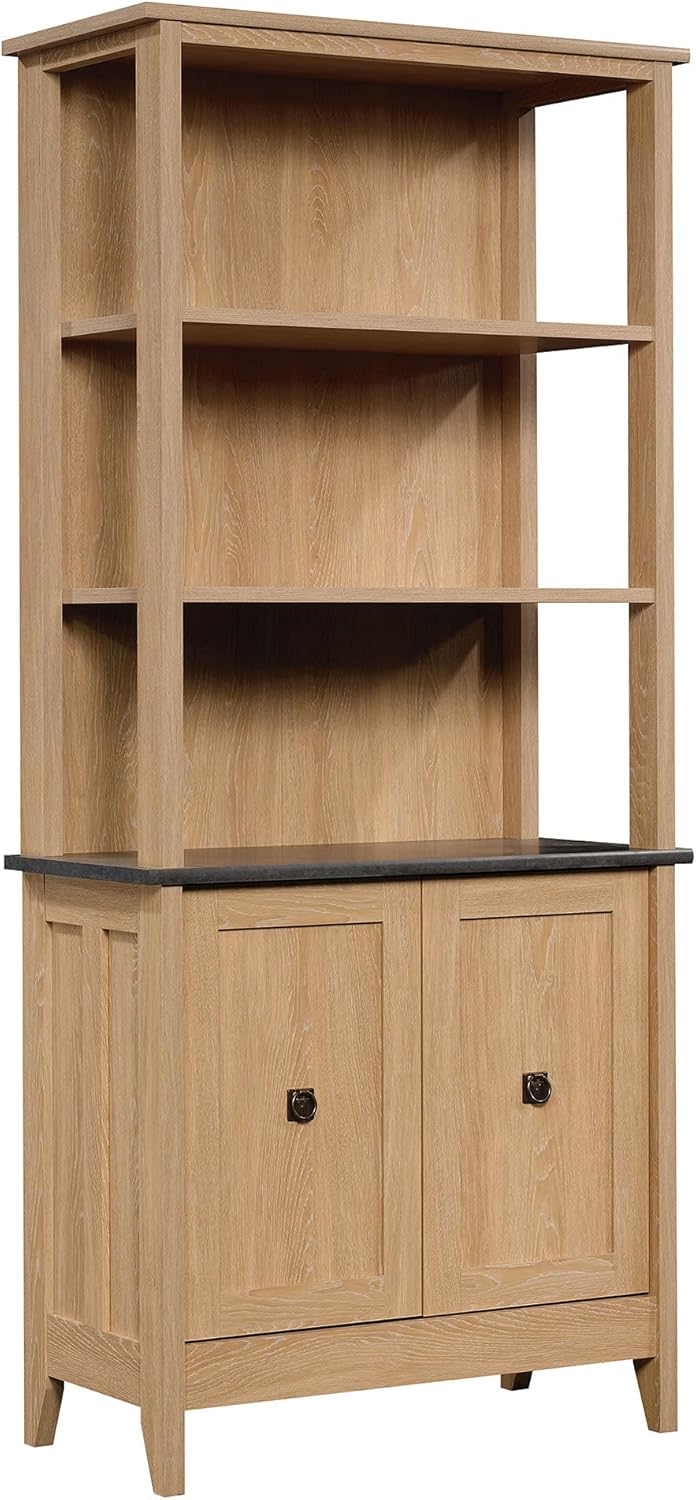 5 Shelf Dover Oak Finish Bookcase D611
