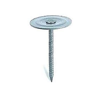 8 inch Electro Galvanized Metal Round Cap Roofing Nails 25 lb. F670