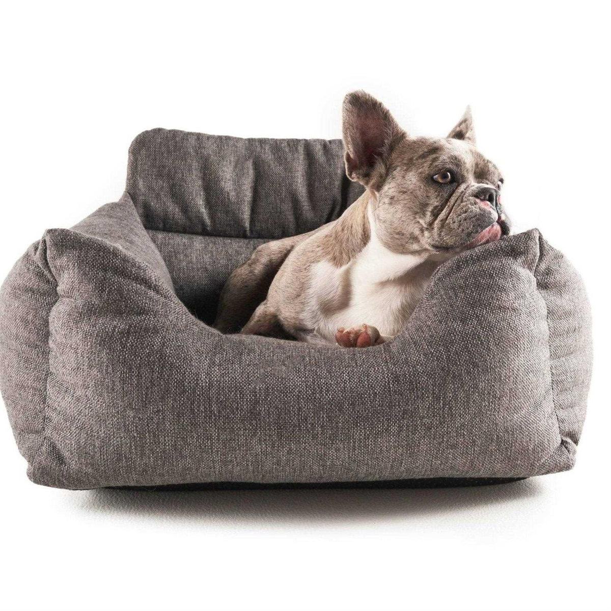 Memory Foam Dog Car Bed Gray Full Back Seat S52013