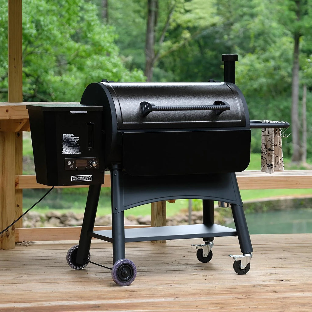35-Inch Wood Pellet Grill with Front Shelf L990