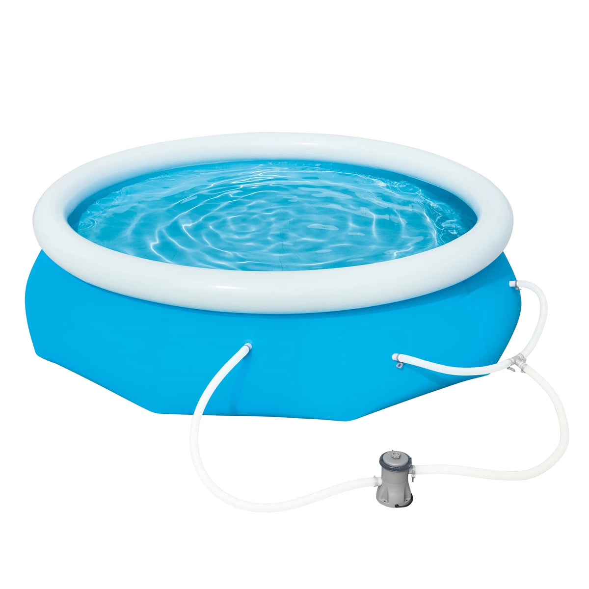 10' x 30" Round Inflatable Above Ground Pool Set Q896