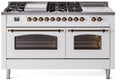 White Dual Fuel Natural Gas Range O422