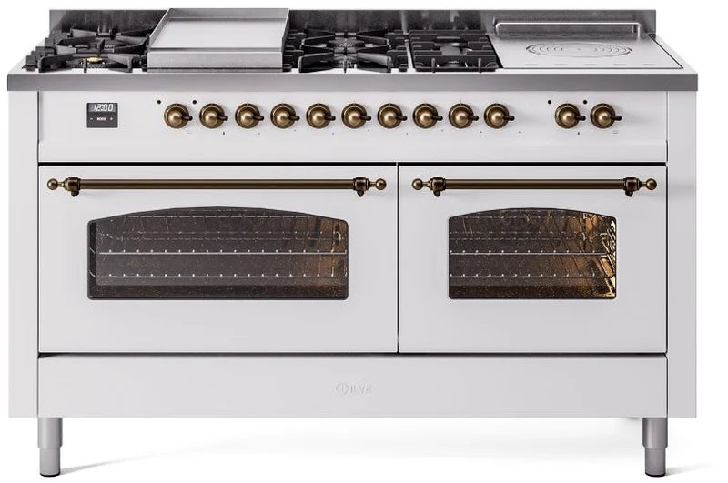 White Dual Fuel Natural Gas Range O422