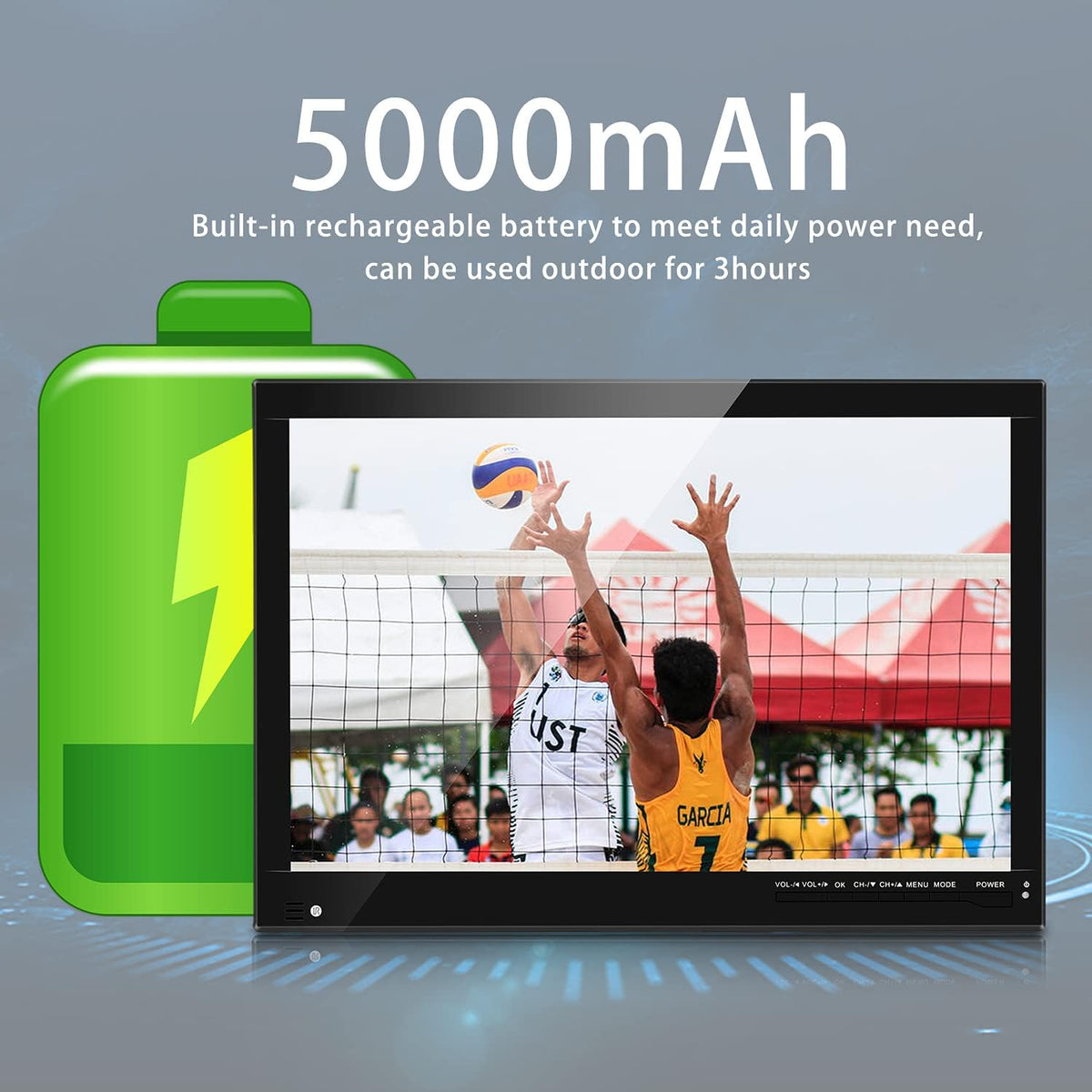 14 inch Portable TV with Antenna Y907590