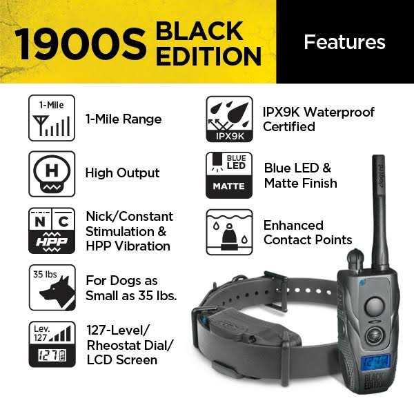 Black 1 Mile Remote Trainer X317162