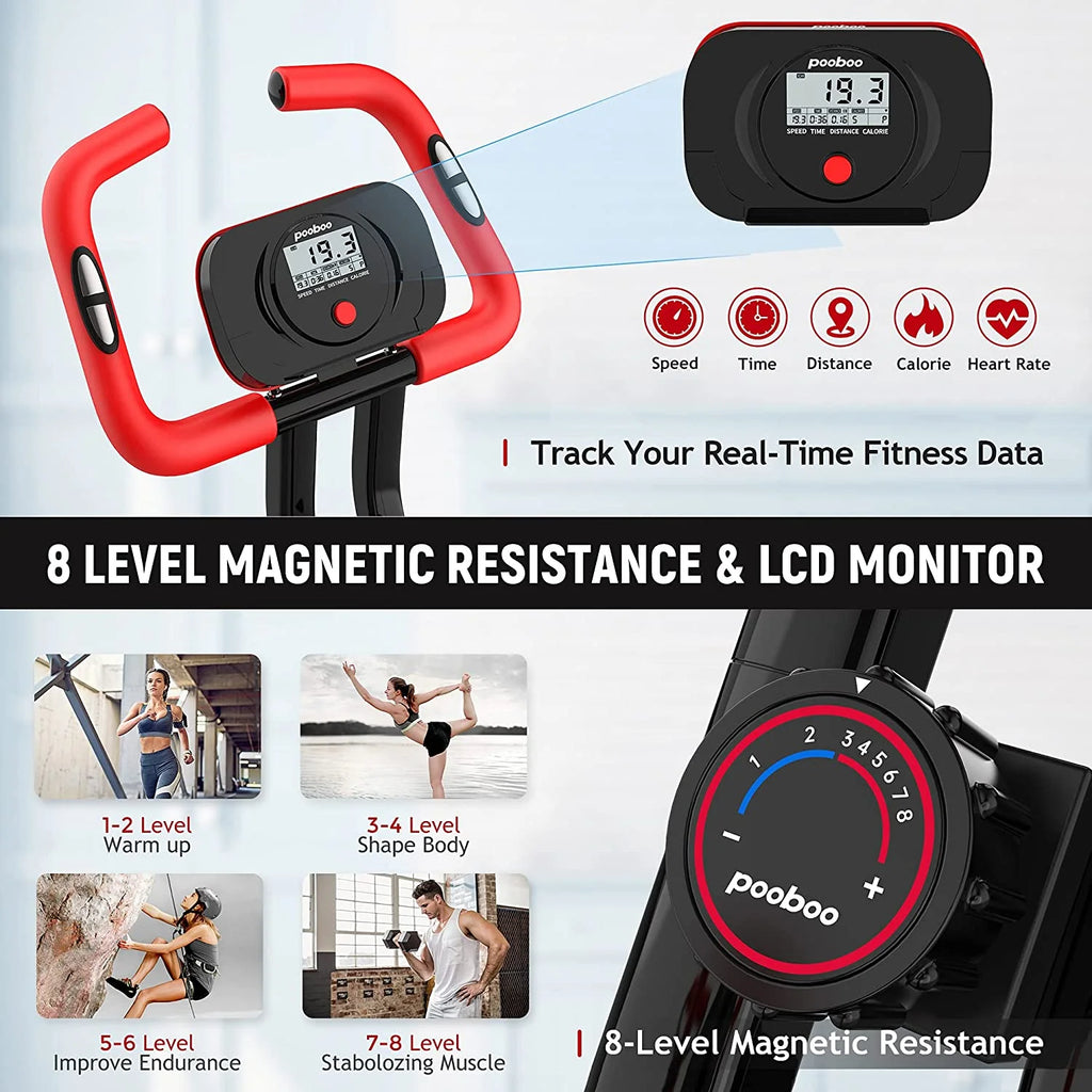 Foldable Magnetic Exercise Bike M929