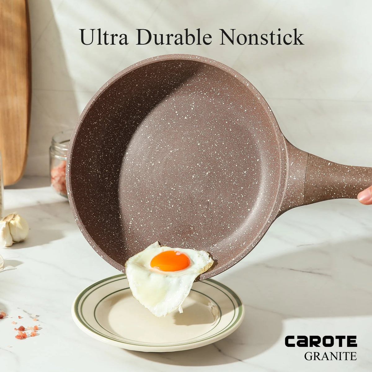 10 Pcs Nonstick Granite Cookware Set M27420