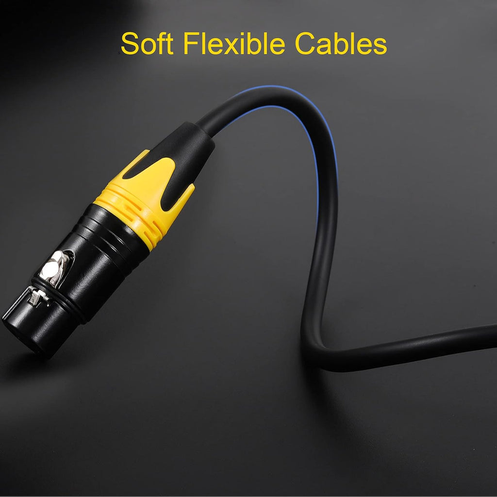 XLR Microphone Cables 25ft 4 Pack T6849
