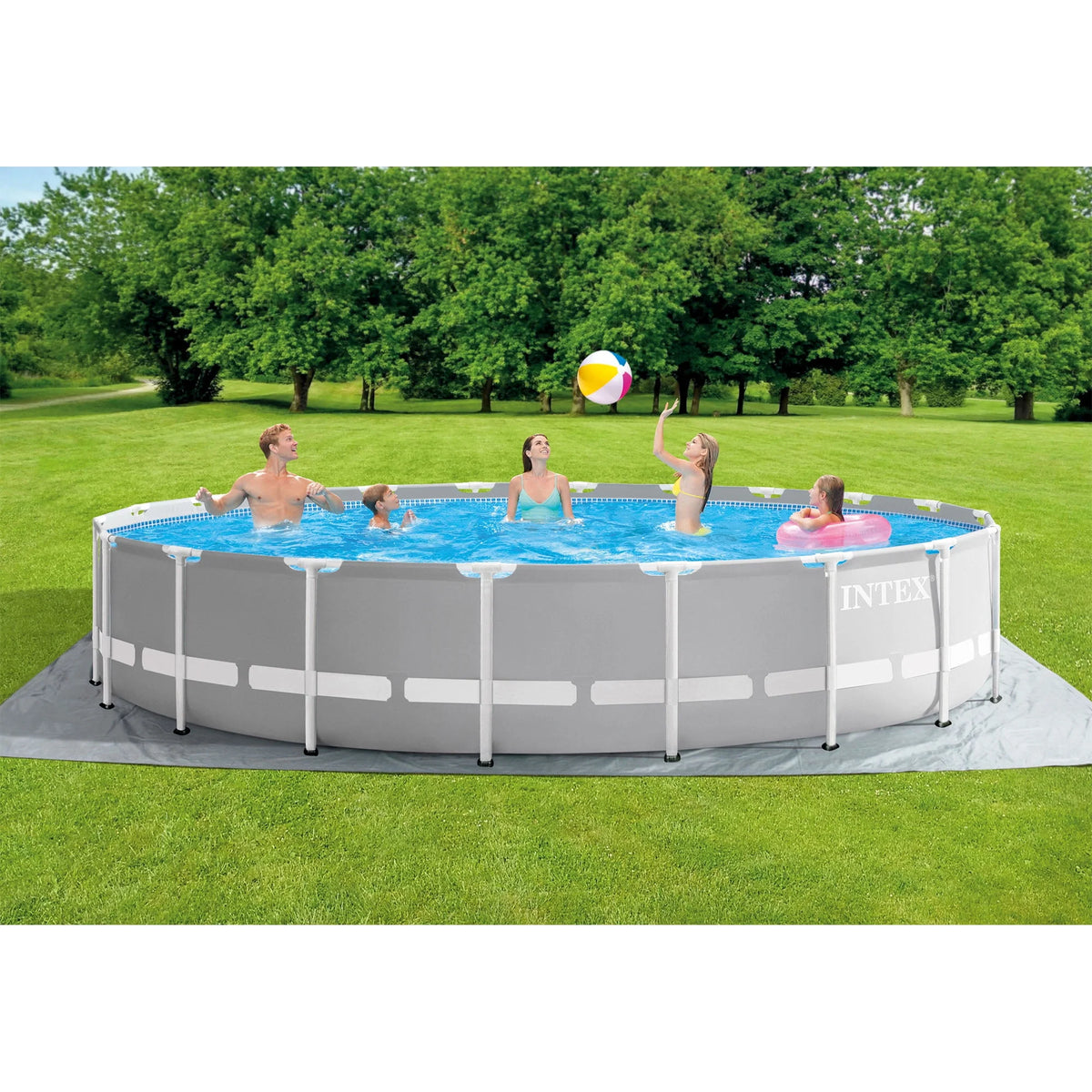 20ft x 52in Above Ground Swimming Pool Set with Filter Pump J728879