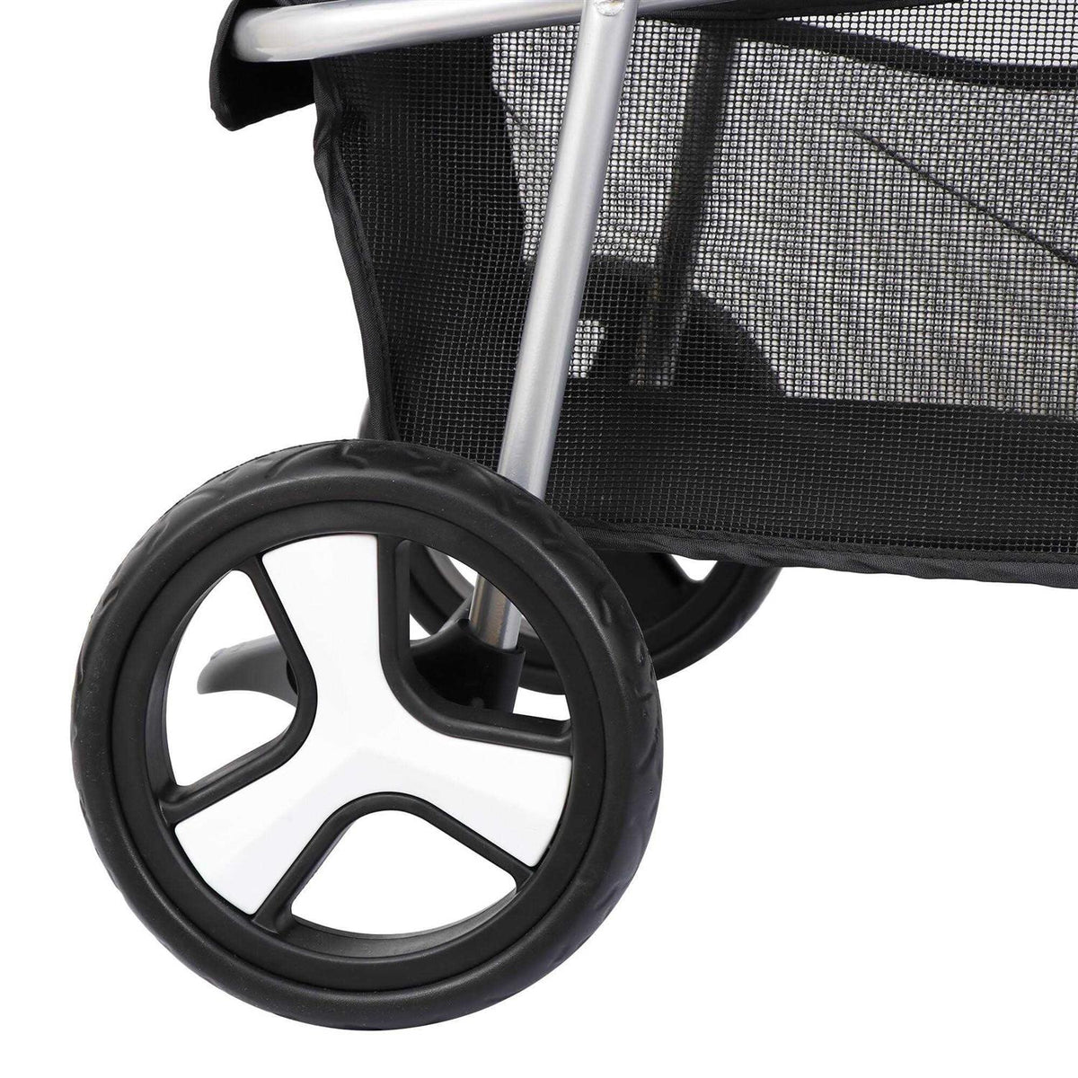 3 Wheel Foldable Pet Stroller with Storage Basket S5839