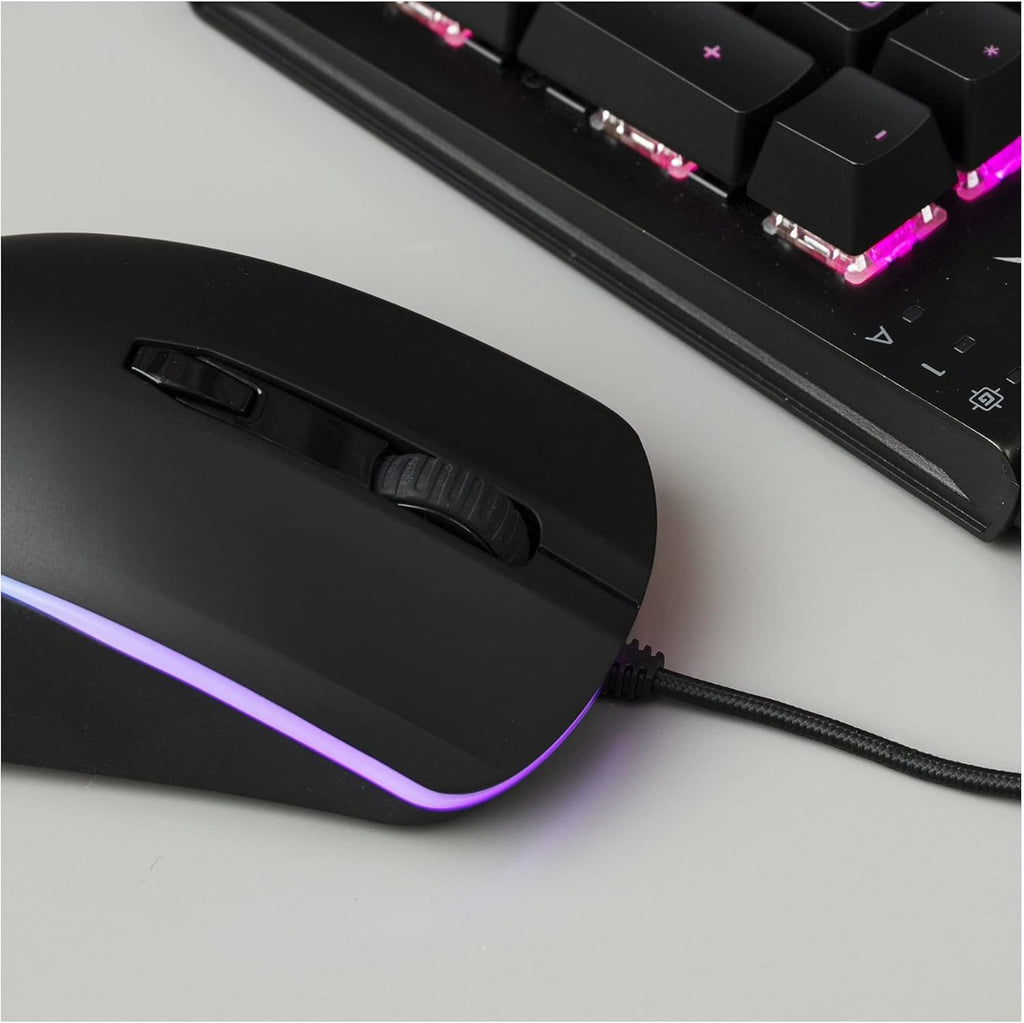 Wired Optical Gaming Mouse with Extended Mouse Pad Bundle V244