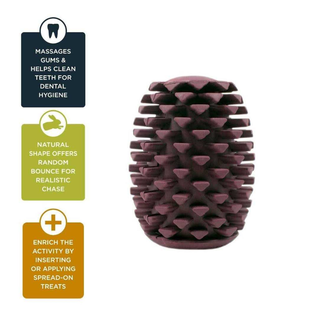 Dog Toy Natural Rubber Pinecone Q293