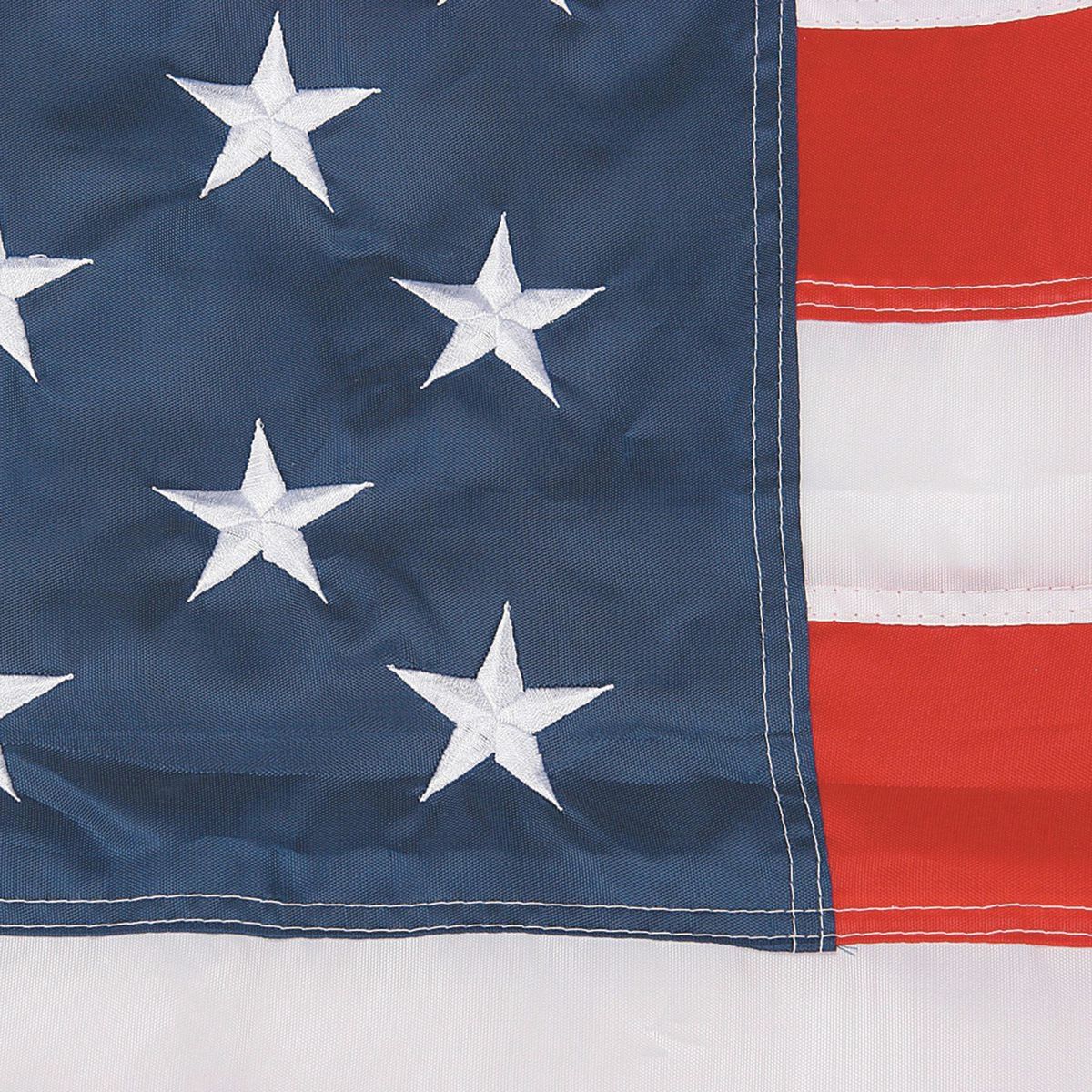 American Flag with Embroidered Stars J782