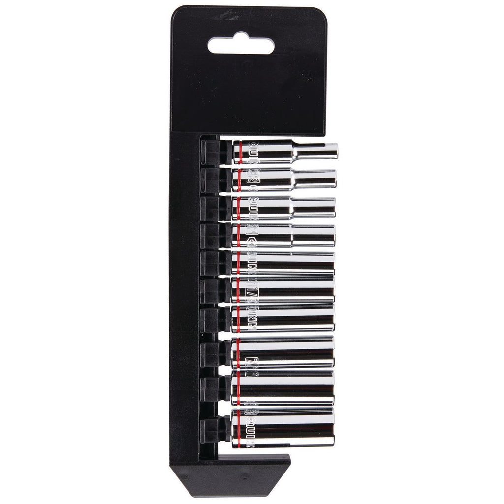 1/4 in. Drive SAE Chrome Deep Socket Set, 10-Piece S75875