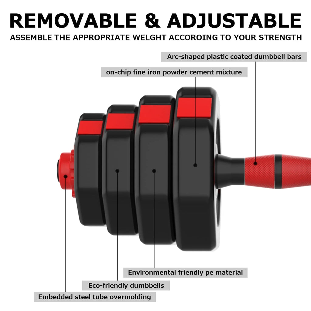 66 Lb Adjustable Weights Dumbbells Set K51308