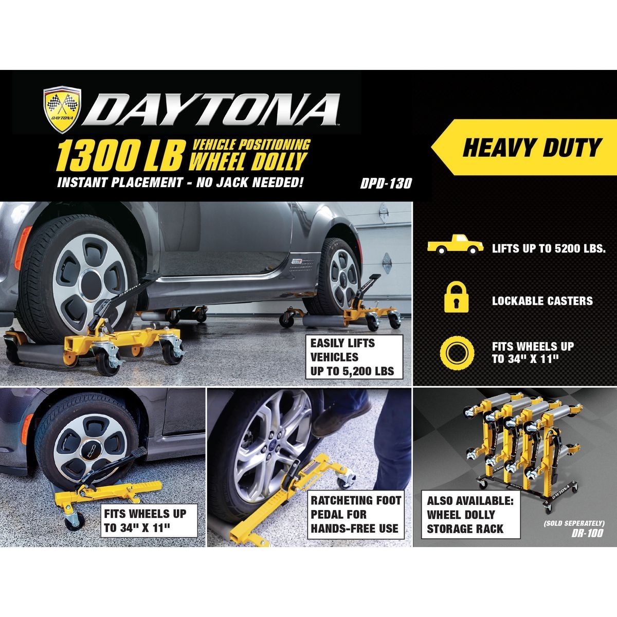 Wheel Dolly Storage Rack I73634