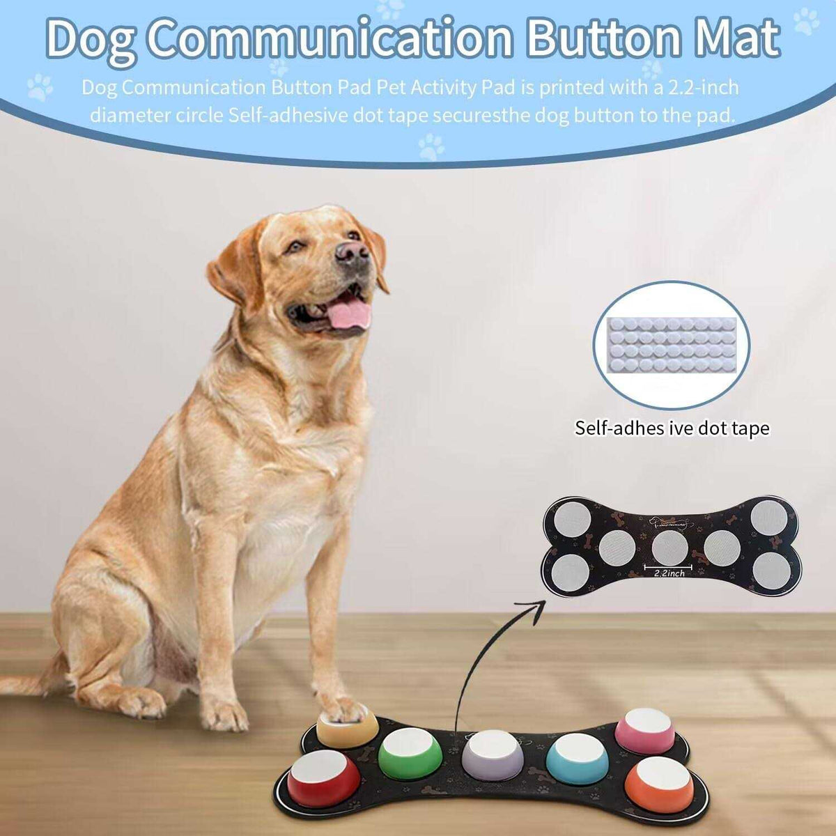 7 Dog Talking Button Set X216
