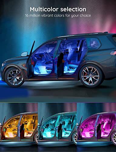 Smart RGB Car Interior LED Lights with App Control A985
