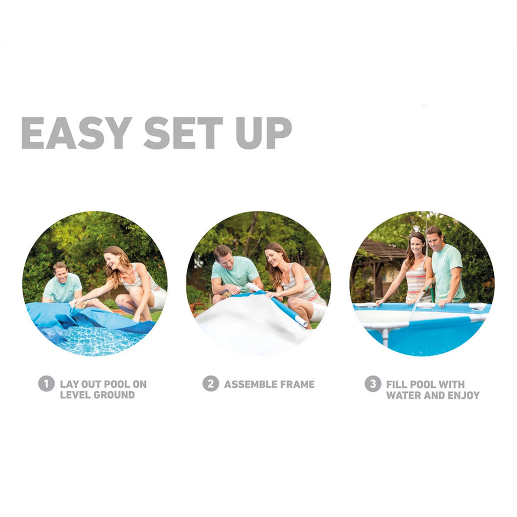 8' X 20 Steel Frame Swimming Pool N517496