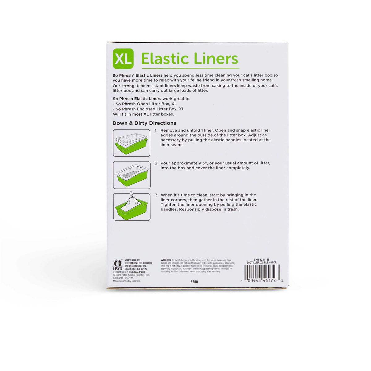 Elastic Litter Liners S101