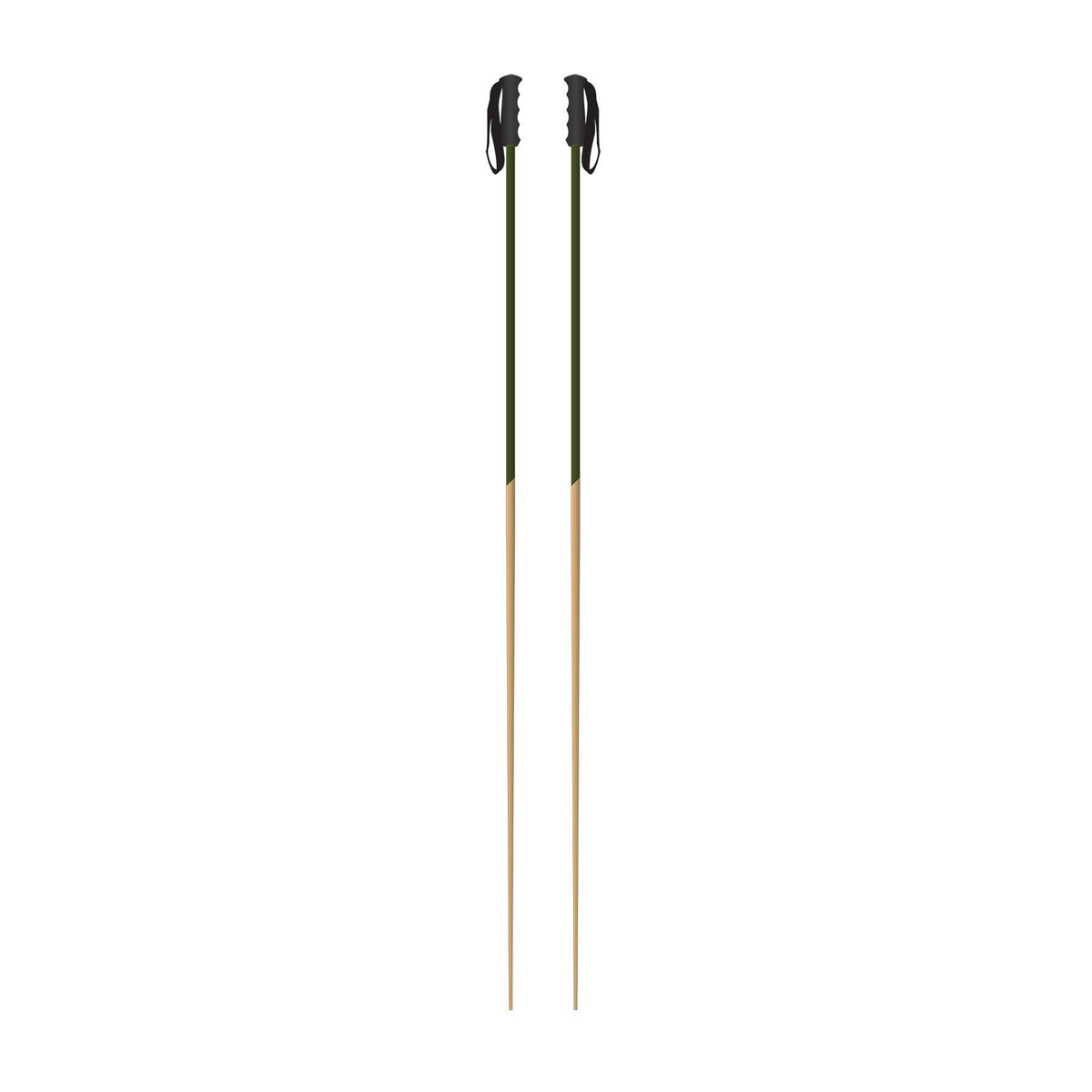 Green Ski Pole Y85131
