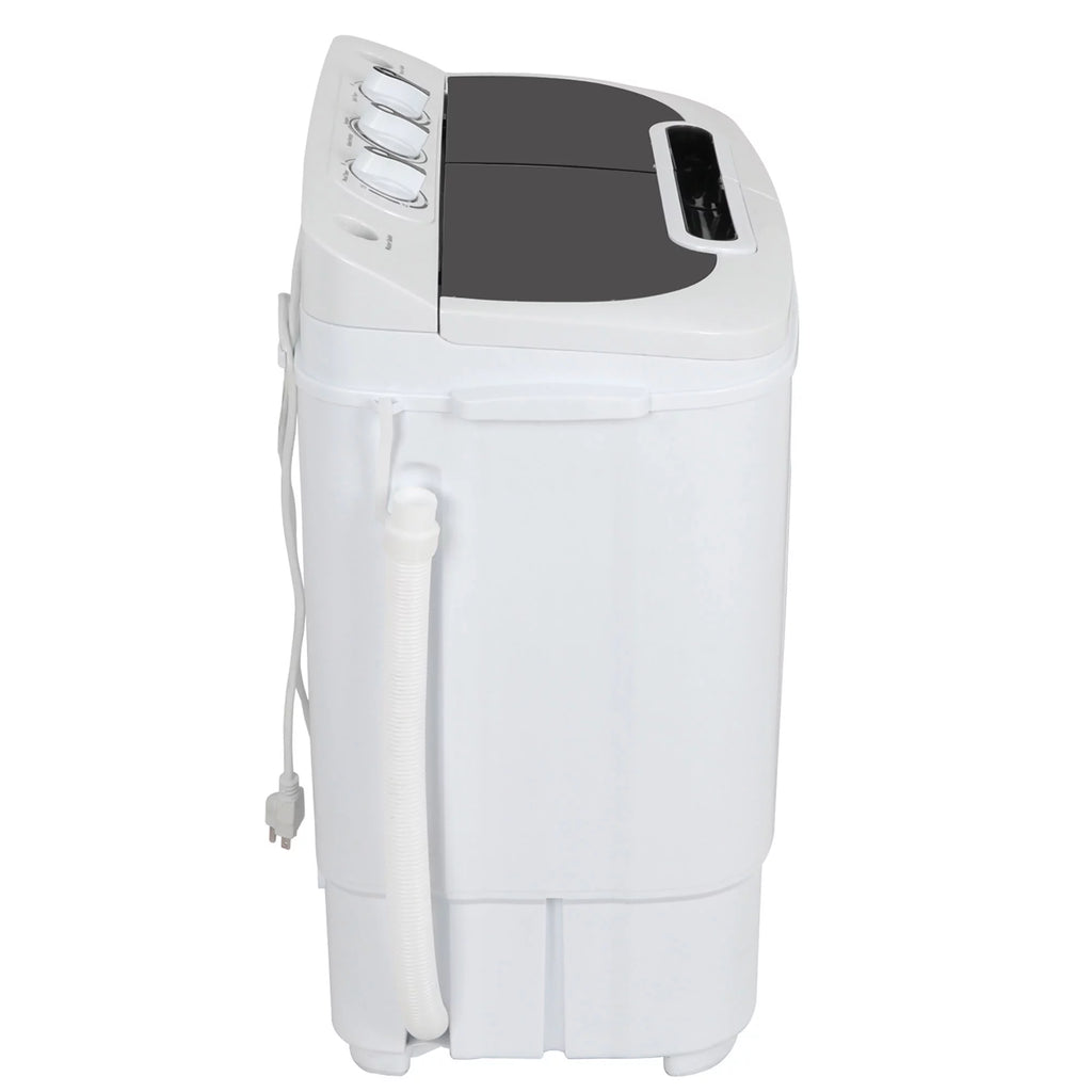 Twin Tub Portable Compact Wash Machine 13lbs Semi-Automatic White D510